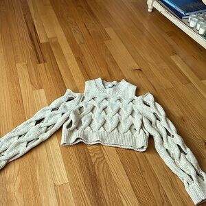 Funky cropped sweater